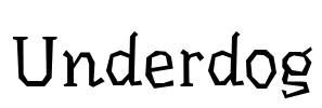 Underdog Font Image