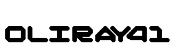 Oliray41 Font Image