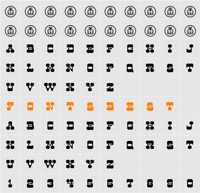 Dude Merle Character Map