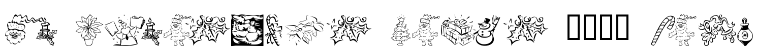 KR Christmas Dings 2004 Five Font Image