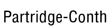 Partridge-Conth Font Image