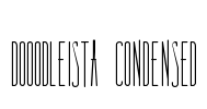 Dooodleista Condensed Font Image