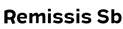 Remissis Sb Font Image