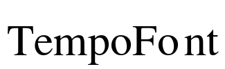TempoFont Font Image