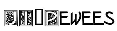 JI-Pewees Font Image