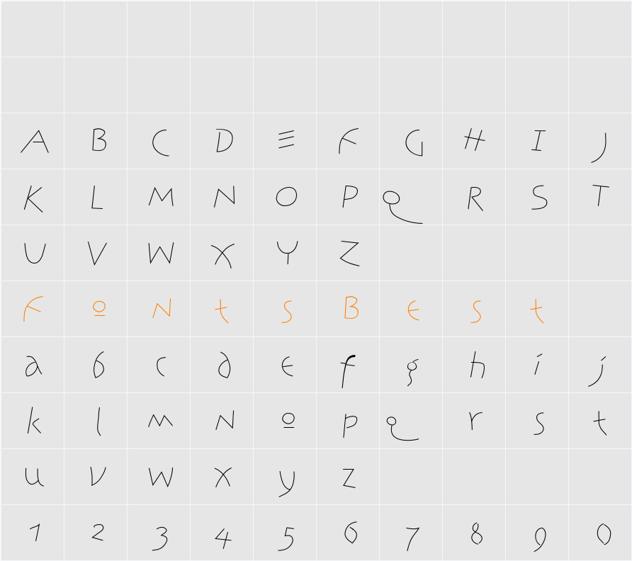Jonas-Light Character Map