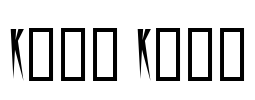Kris Kris Font Image