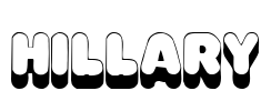 HILLARY Font Image