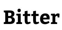 Bitter Font Image