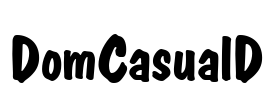 DomCasualD Font Image