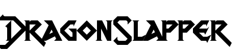 DragonSlapper Font Image