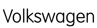 Volkswagen Font Image