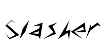 Slasher Font Image