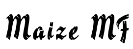 Maize MF Font Image