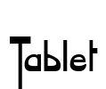 Tablet Font Image