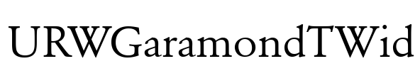 URWGaramondTWid