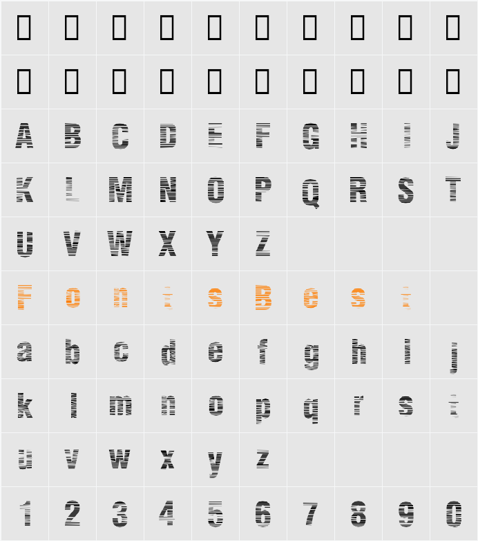 Static Age Character Map