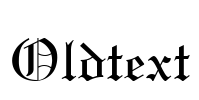 Oldtext Font Image