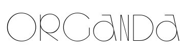 Organda Font Image