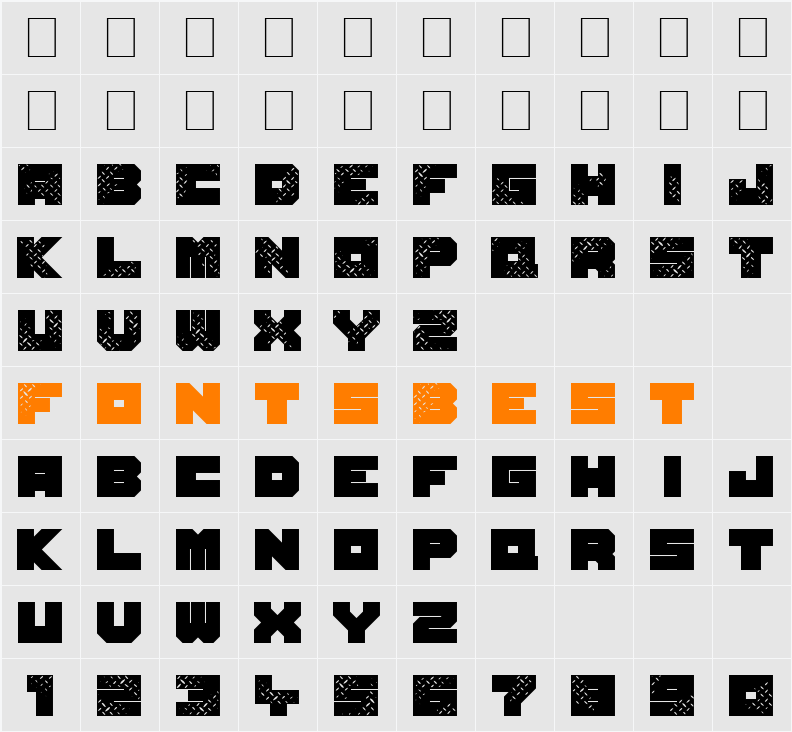 Seven of One Character Map