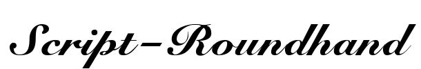Script-Roundhand