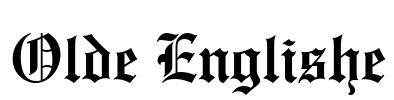 Olde Englishe