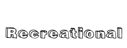 Recreational Font Image