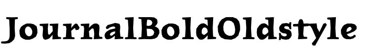 JournalBoldOldstyle