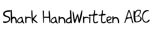 Shark HandWritten ABC