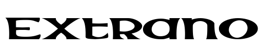 Extrano Font Image