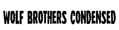 Wolf Brothers Condensed