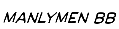 ManlyMen BB Font Image