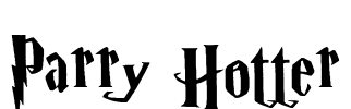 Parry Hotter Font Image