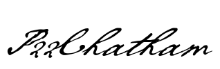 P22Chatham Font Image