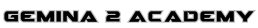 Gemina 2 Academy Font Image