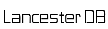 Lancester DB Font Image