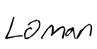 Loman Font Image