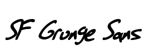 SF Grunge Sans Font Image