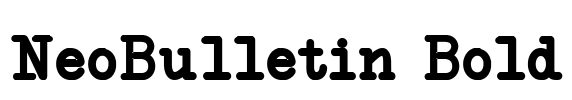 NeoBulletin Bold