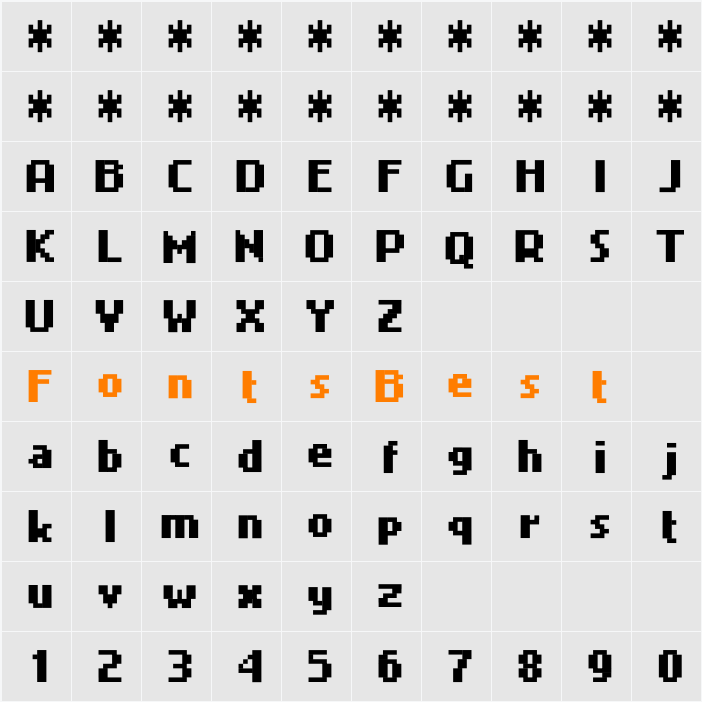 4Mini Character Map