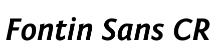 Fontin Sans CR