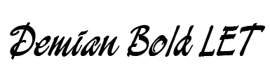 Demian Bold LET Font Image