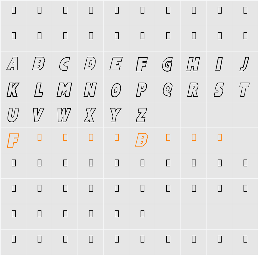 Wham! Character Map