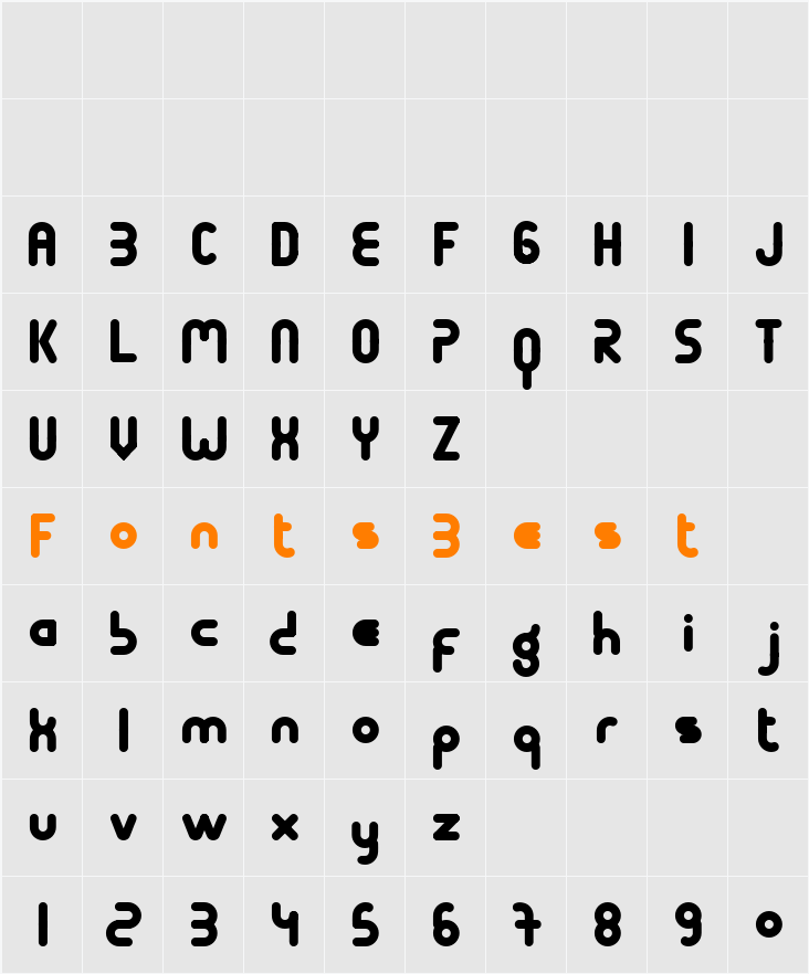 Terondaremorena Character Map