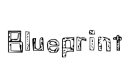 Blueprint Font Image