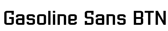 Gasoline Sans BTN Font Image