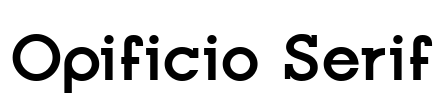 Opificio Serif Font Image