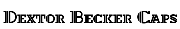 Dextor Becker Caps