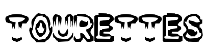 tourettes Font Image
