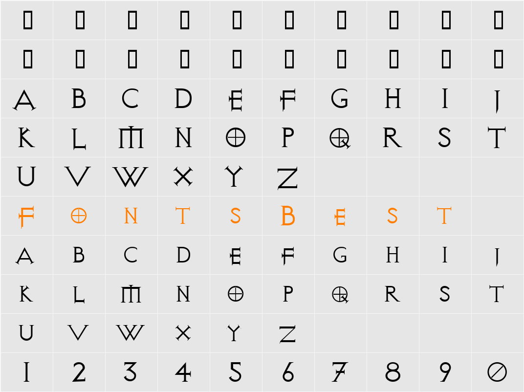 JI-Smegma Character Map